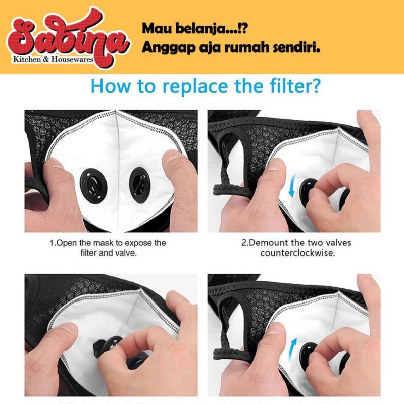 ACE Masker Activated Carbon Breathable Mask PM 2.5