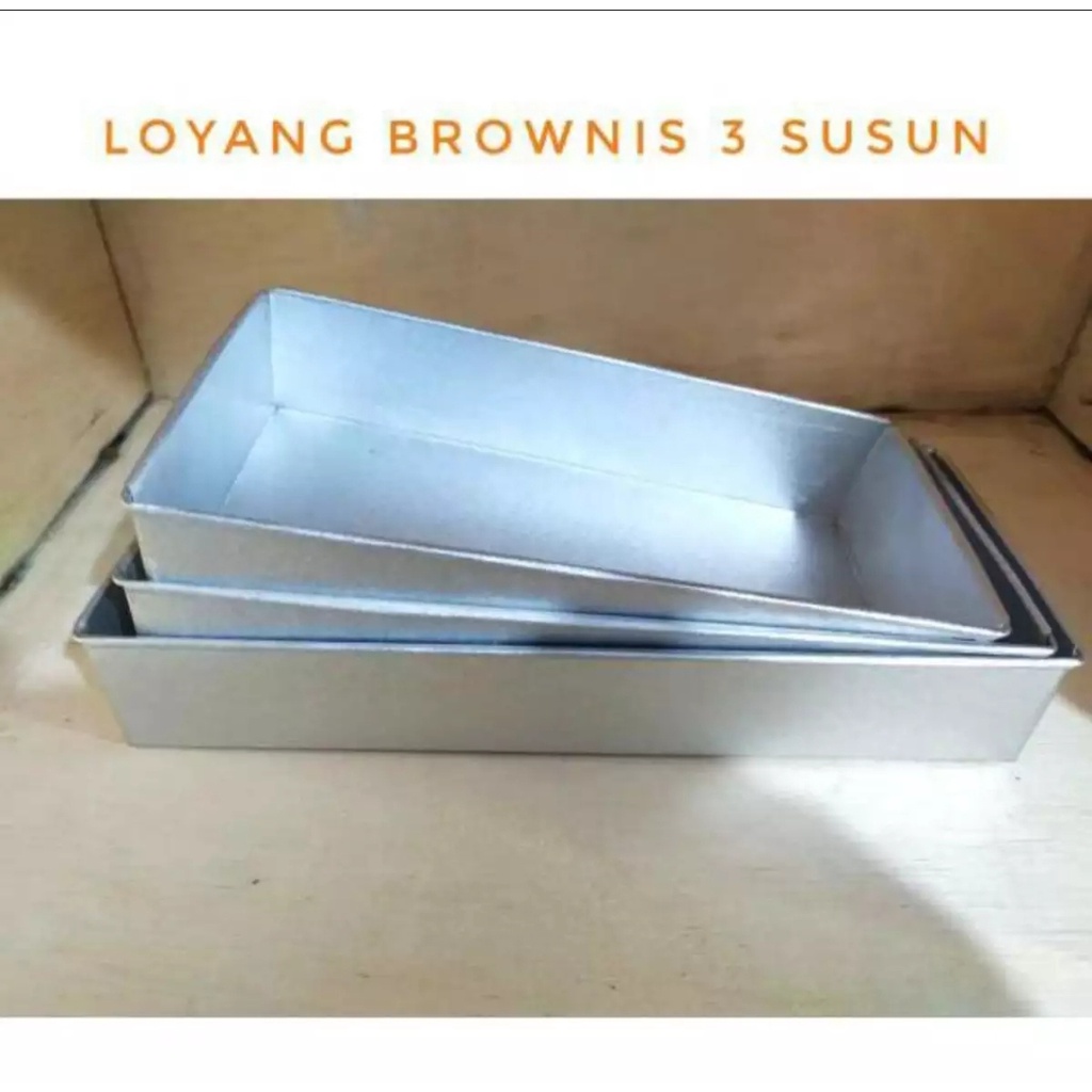 LOYANG BROWNIES 1 SET 5 UKURAN BERBEDA DAN 1SET 3 UKURAN BERBEDA / 2VARIAN CETAKAN KUE / LOYANG KUE