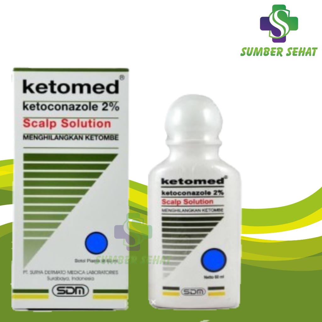 KETOMED 2% SCLAP SOLUTION 60 ML