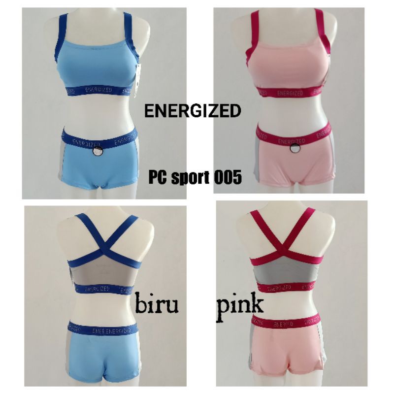 HARGA SALE SPORT BRA SET TANPA KAWAT ENERGIZED