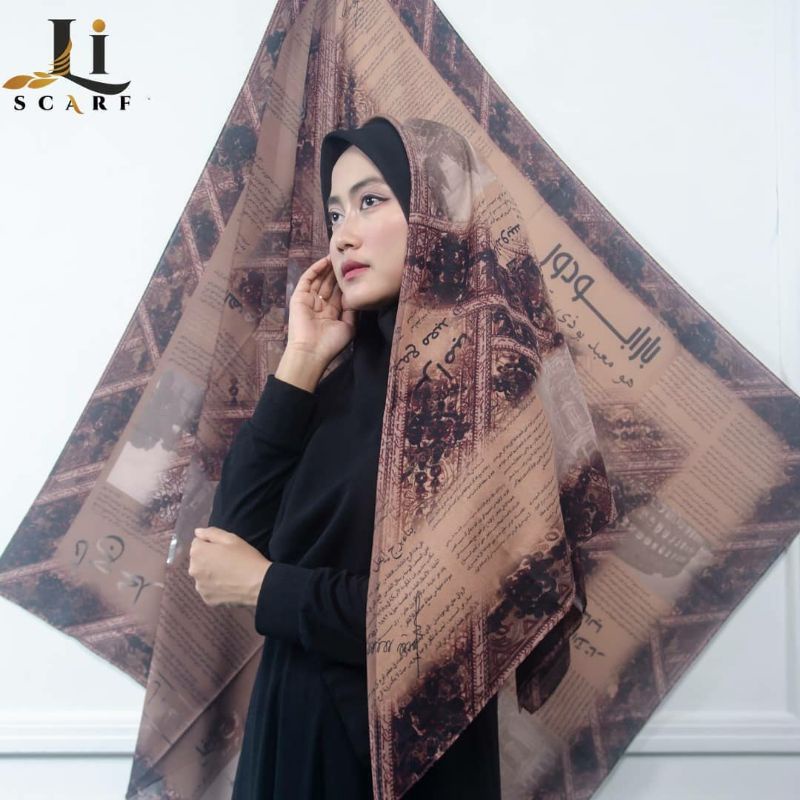 Li.Scarf Arabic Vintage Brown
