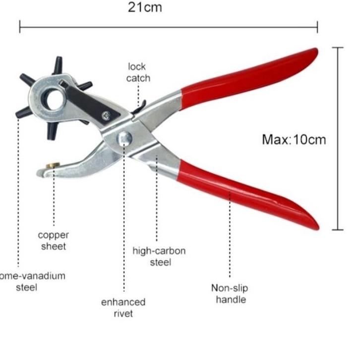 

Stok terbaru TANG PEMBOLONG PELUBANG KULIT GESPER IKAT PINGGANG KERTAS HOLE PUNCHER serbuuu !