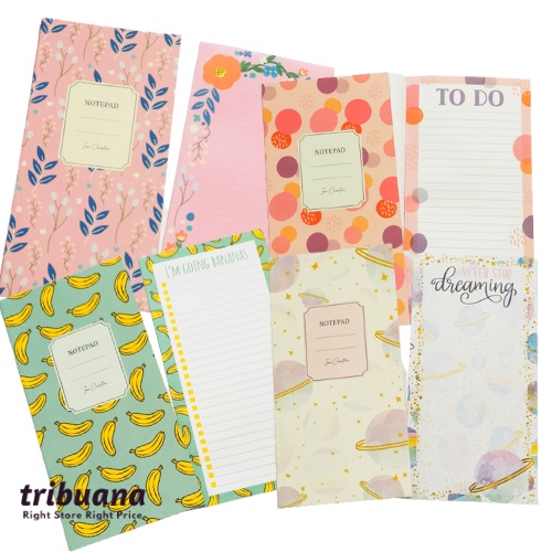 

Notepad Karakater - Buku Catatan ukuran 21 x 15 cm