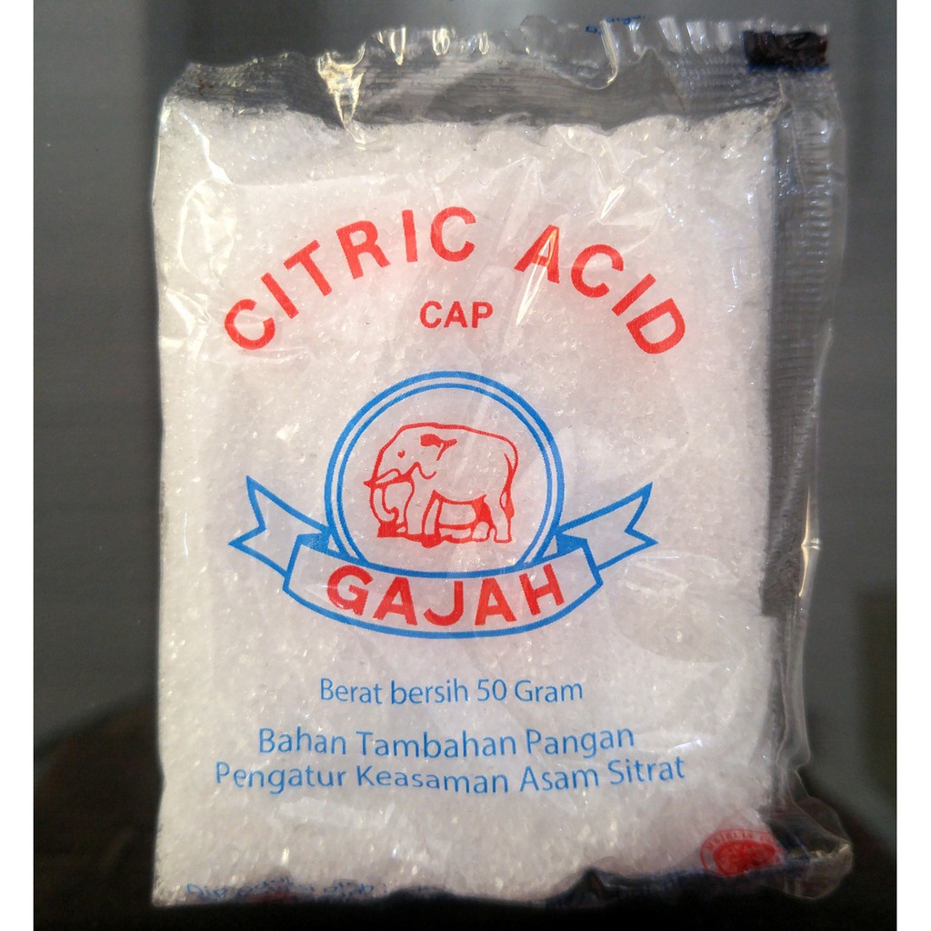 

Citrun citrid acid cap gajah 50 gr