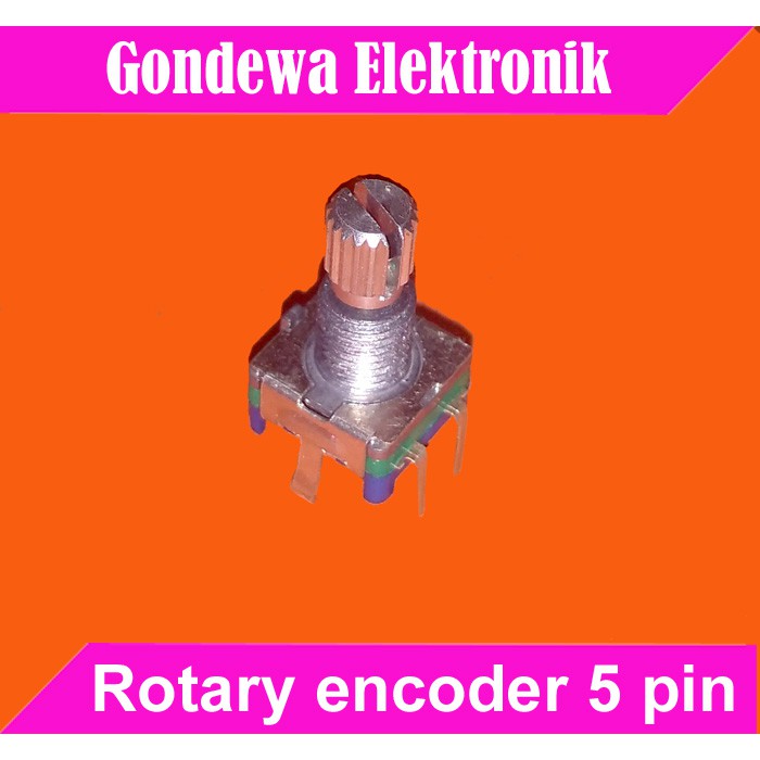 Rotary encoder 5 pin potensio digital 15mm EC11