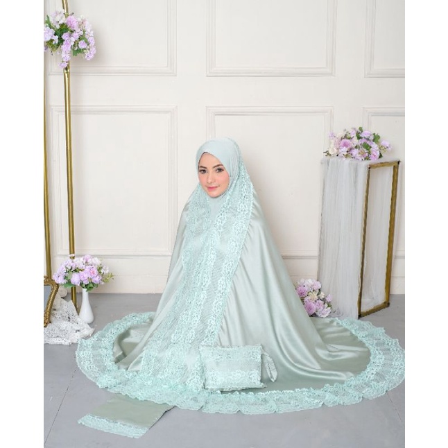 Mukena Armani Silk Premium traveling Zaiara