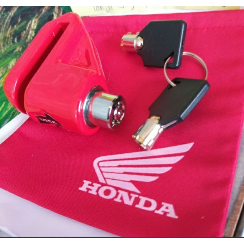 disc lock / gembok cakram original honda universal