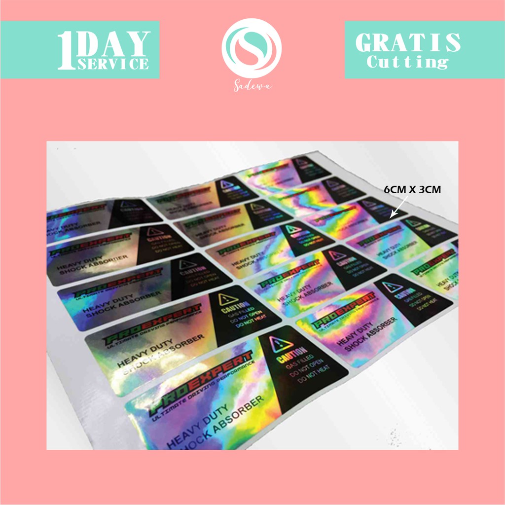 

SPH 6 1-7 Cetak Stiker Hologram Print Sticker Bentuk Persegi Tercepat Termurah