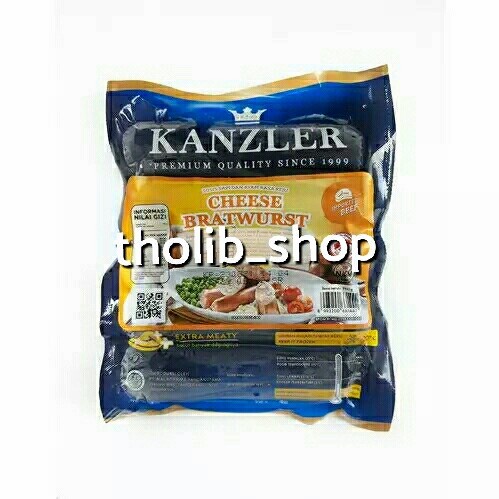 

Sosis sapi keju KANZLER CHEESE BRATWURST SAUSAGE 360 GR - 5 PCS