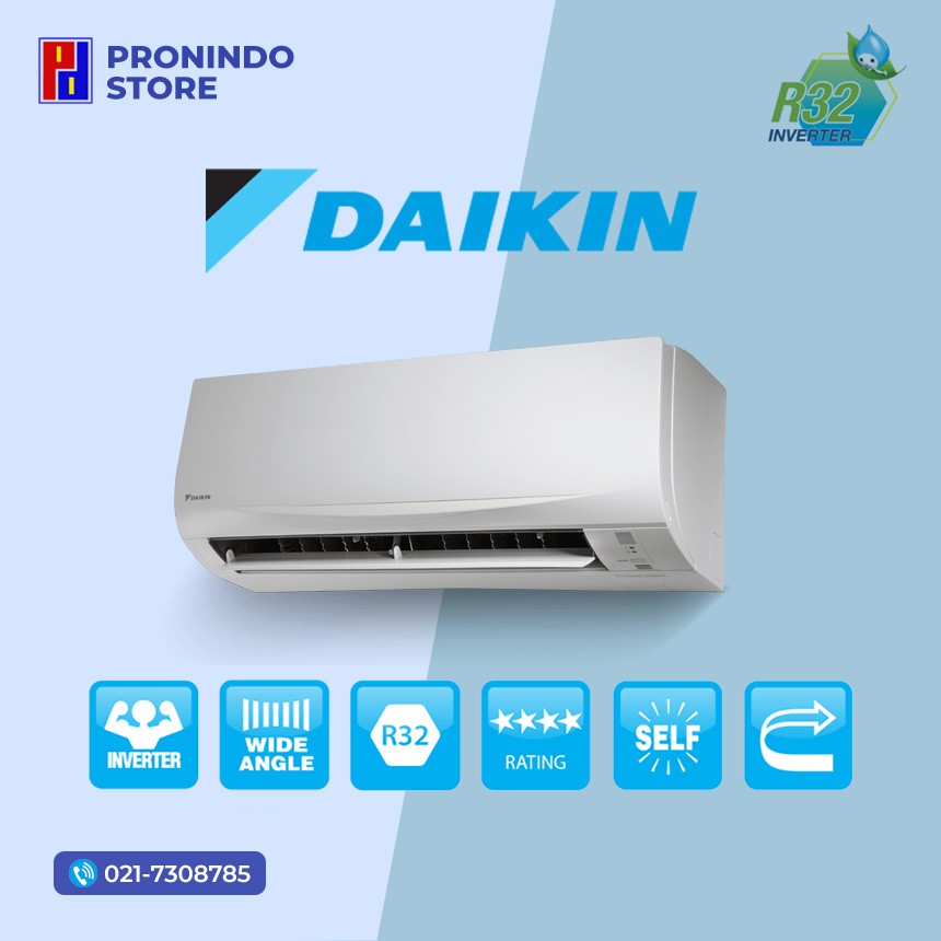 Ac Daikin Split Standard Ftv50bxv14 2 Pk Malaysia Shopee Indonesia