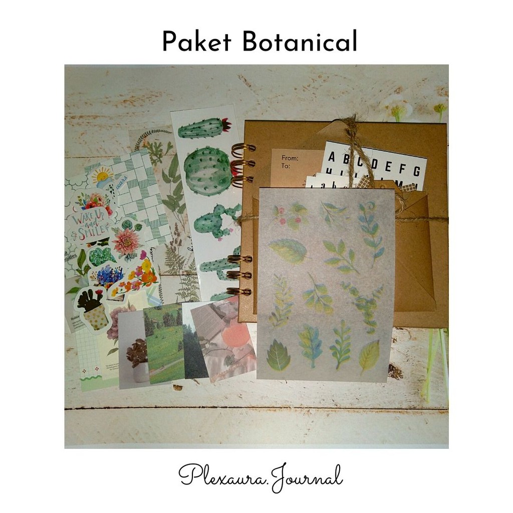 

Paket Scrapbook album “Botanical” untuk gift box LIMITED EDITION Bogor