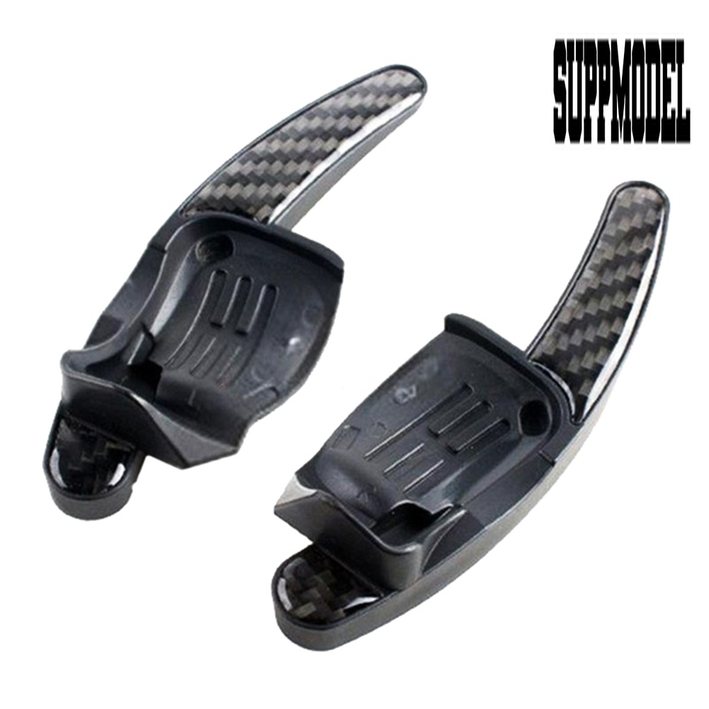 2pcs / Set Cover Setir Mobil Bahan Carbon Fiber Untuk Golf 6 GTI R20 Cool R36 CC