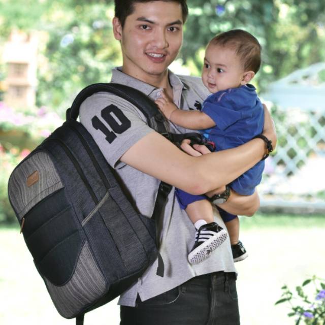 ♥BabyYank♥ Snobby Baby SBP2612 Daddys Bag Hounder Backpack / Tas Diaper Ayah / Daddys Bag