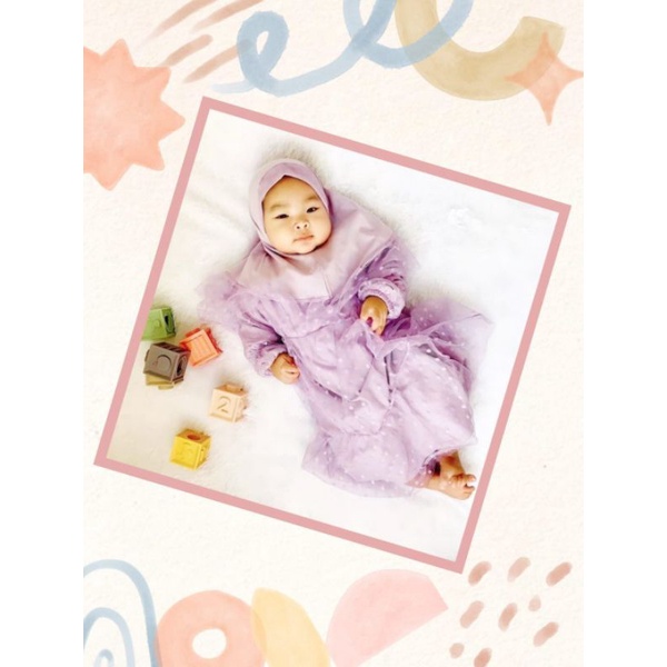 1-3T GAMIS TILE GAMIS ANAK GAMIS BABY