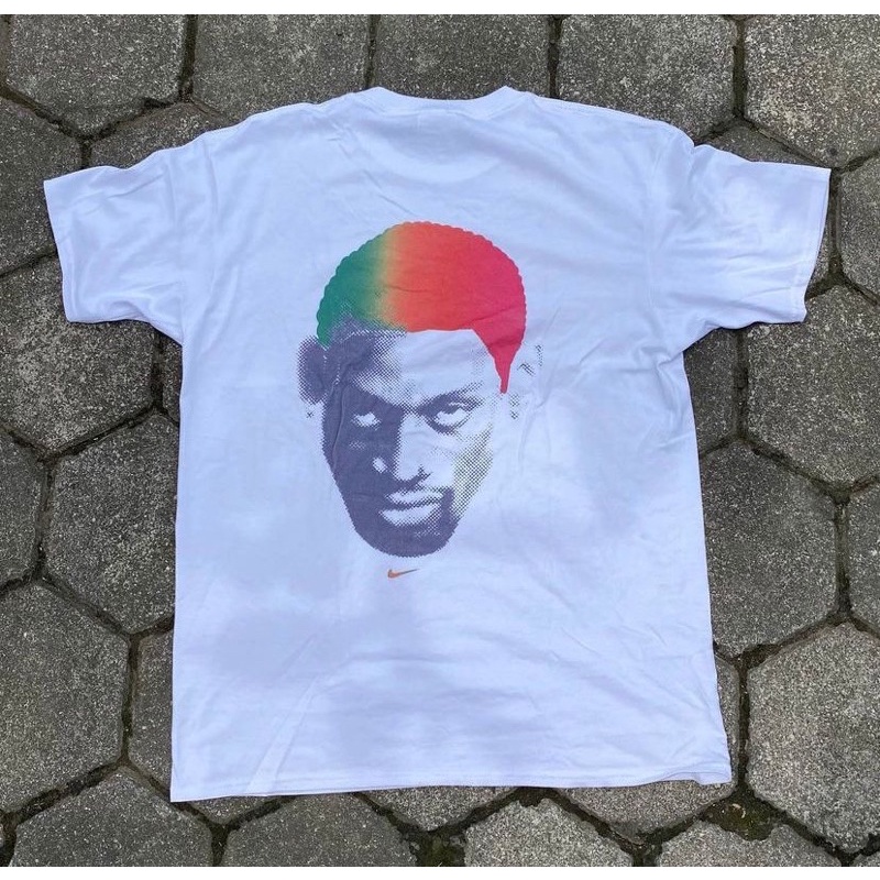 T-Shirt Nike : Dennis Rodman 90's tag