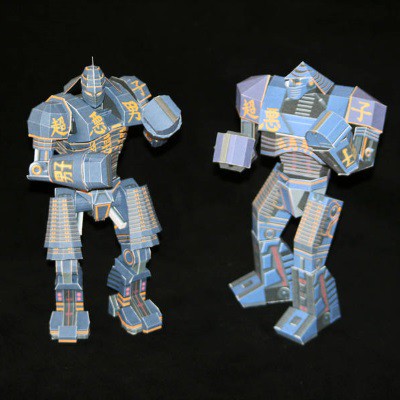 DIY Papercraft Real-Steel-Noisy-Boy