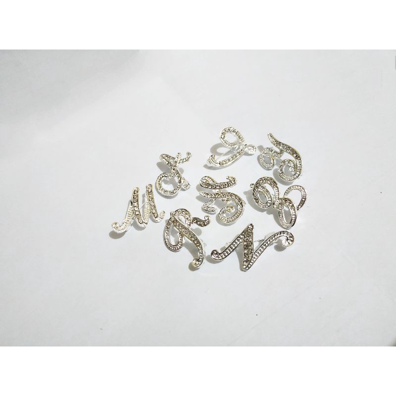 RB25 Bros Huruf Alfabet Elok Silver