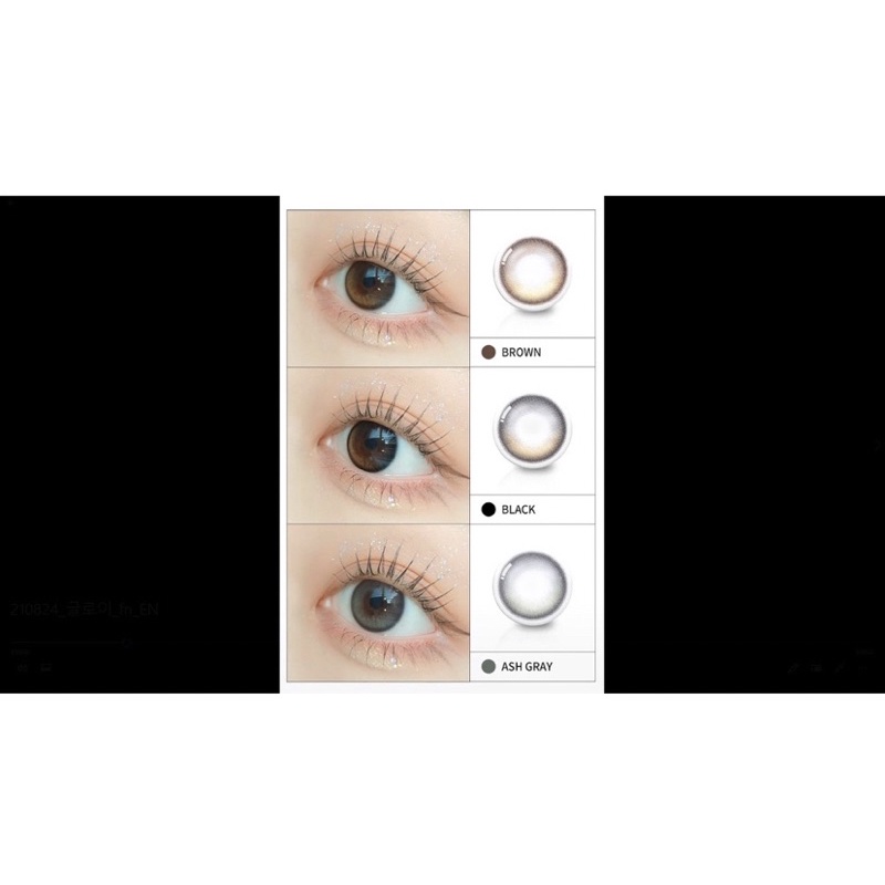 Softlens OLENS GLOWY by URBAN FACTORY NORMAL ONLY dia 14,5