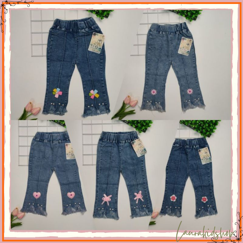 Celana Jeans Anak Perempuan Import Premium 1-5 Tahun