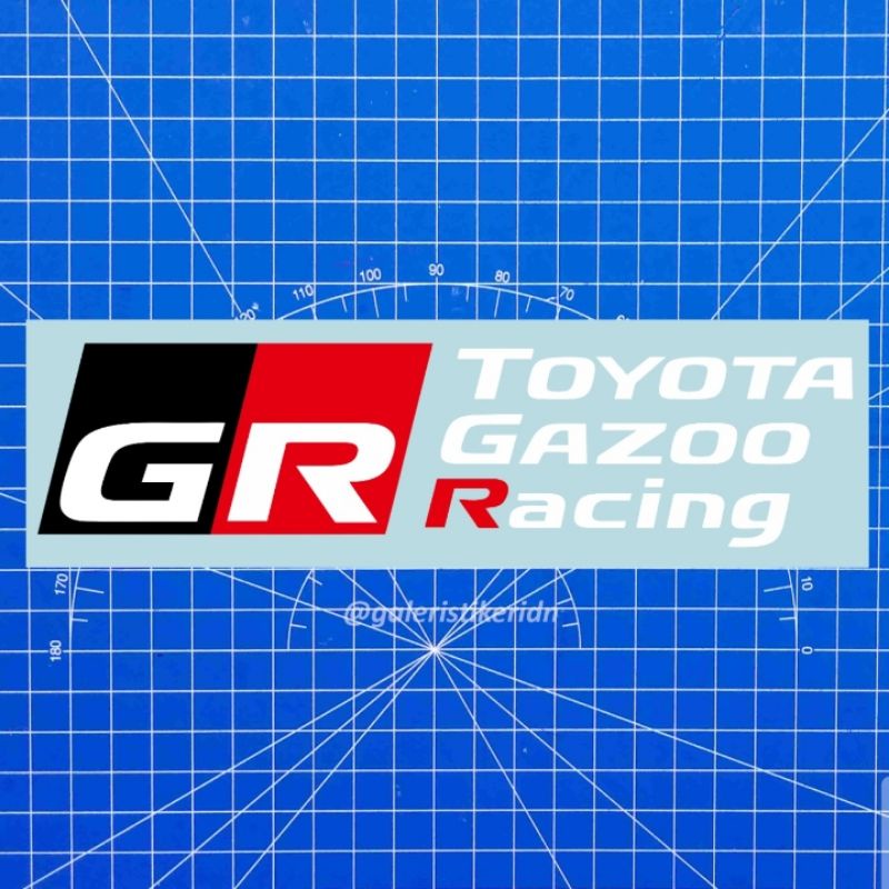 Stiker Mobil TOYOTA GAZOO RACING STIKER CUTTING