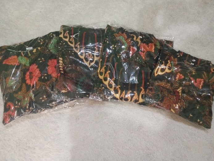 Batik Couple Keluarga - Batik Sarimbit Gamis Familly Set