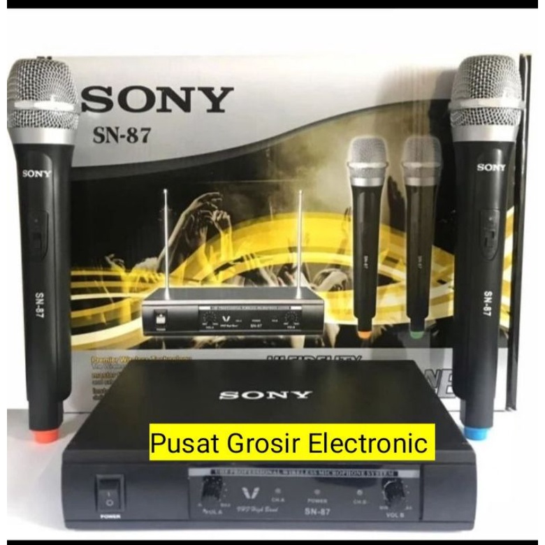 MIC WIRELESS SONY SN87 MICROPHONE SN 87