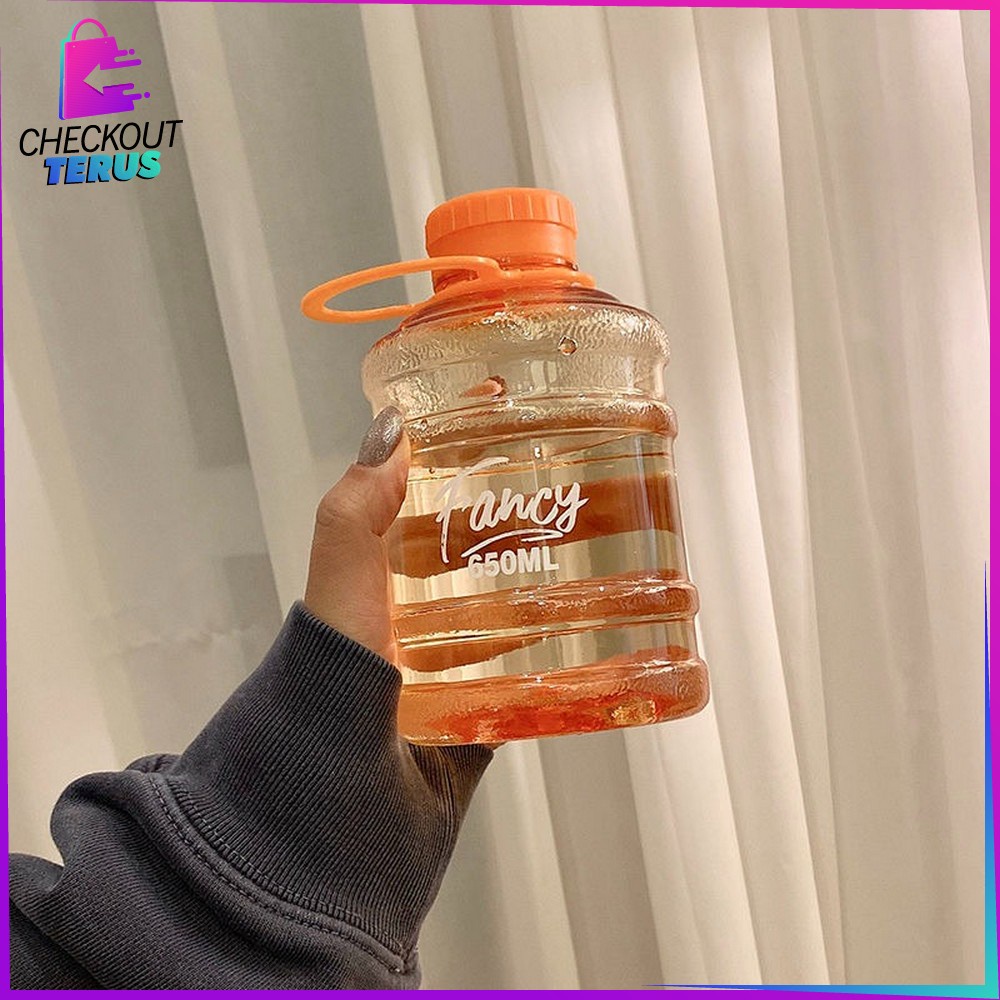 CT C307 Botol Minum Bentuk Galon 650ml Galon Mini Anak Botol Air Minum Plastik Unik BPA FREE Kids Water Bottle Botol Minum Anak