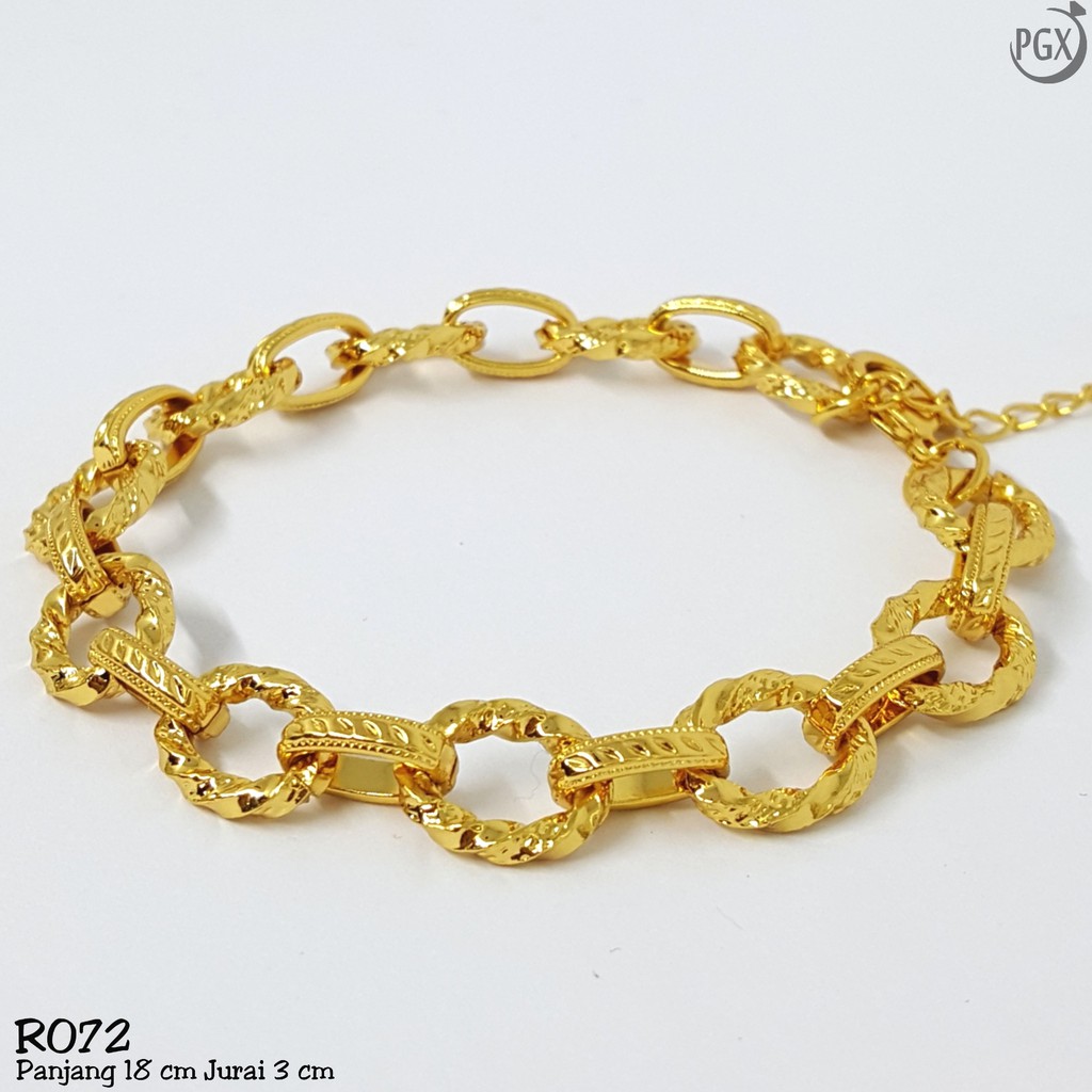 R072 Gelang Jurai Rantai Bulat Bola Mewah Set R072 Gelang Jurai Rantai Bulat Bola Mewah Set