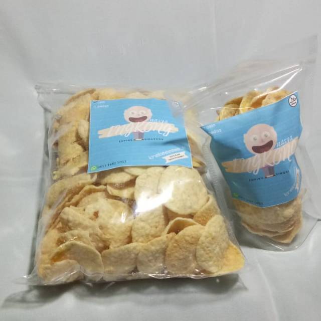 

Cemilan / Engkong Nasya / Emping Singkong Gurih Asin Manis 250g + 50g