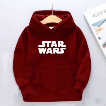 TokoMilkan - Sweater Hoodie Anak Laki Laki TFO &amp; SWARS Umur 5-11 Tahun Bahan Fleece