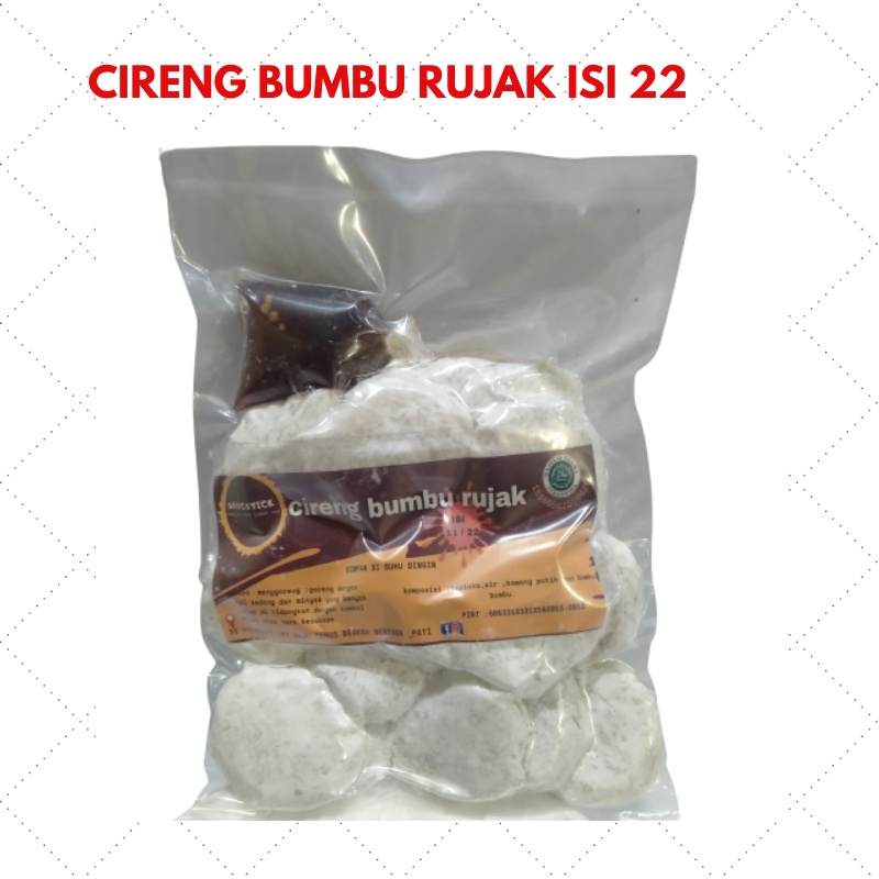 

PRODUK MR.CI CIRENG BUMBU RUJAK ISI 22 (WAJIB ORDER BUBLE WRAP) GARANSI ENAK