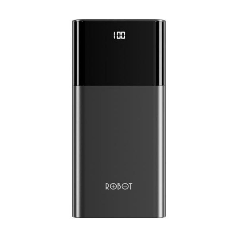 Power Bank ROBOT RT22 20000mAh Dual Input Micro Dan Type-C Dual Output USB-A 2.1A Black powerbank