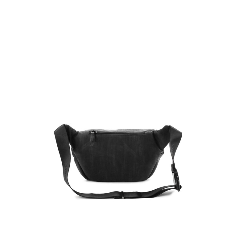 TAS SELEMPANG PINGGANG/DADA/BADAN PRIA OBERMAIN SLING WAIST/CHEST/BODY BAG ORIGINAL HITAM BLACK OM020