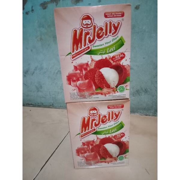 

mrjelly serbuk jelly instan rasa leci 12x15gr