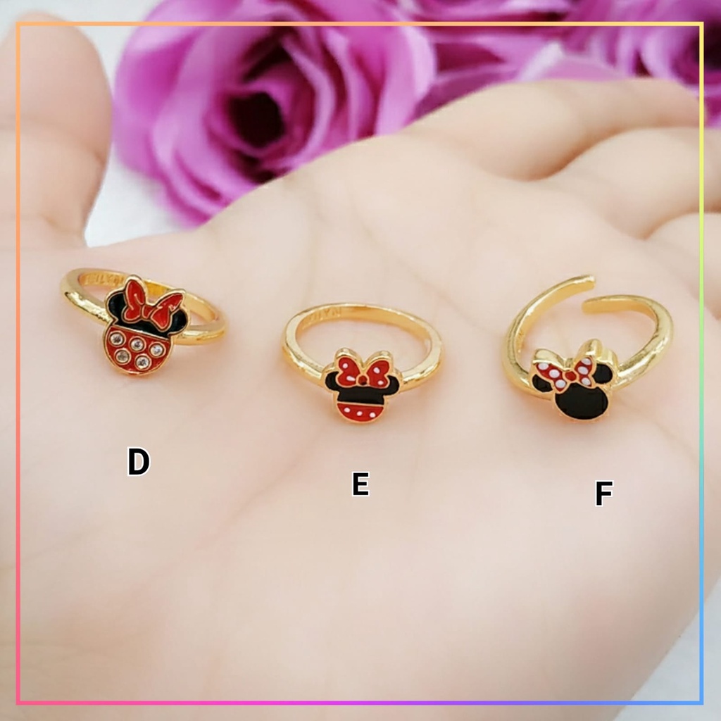 Cincin xuping cincin anak hello kitty lapis emas gold CA 003