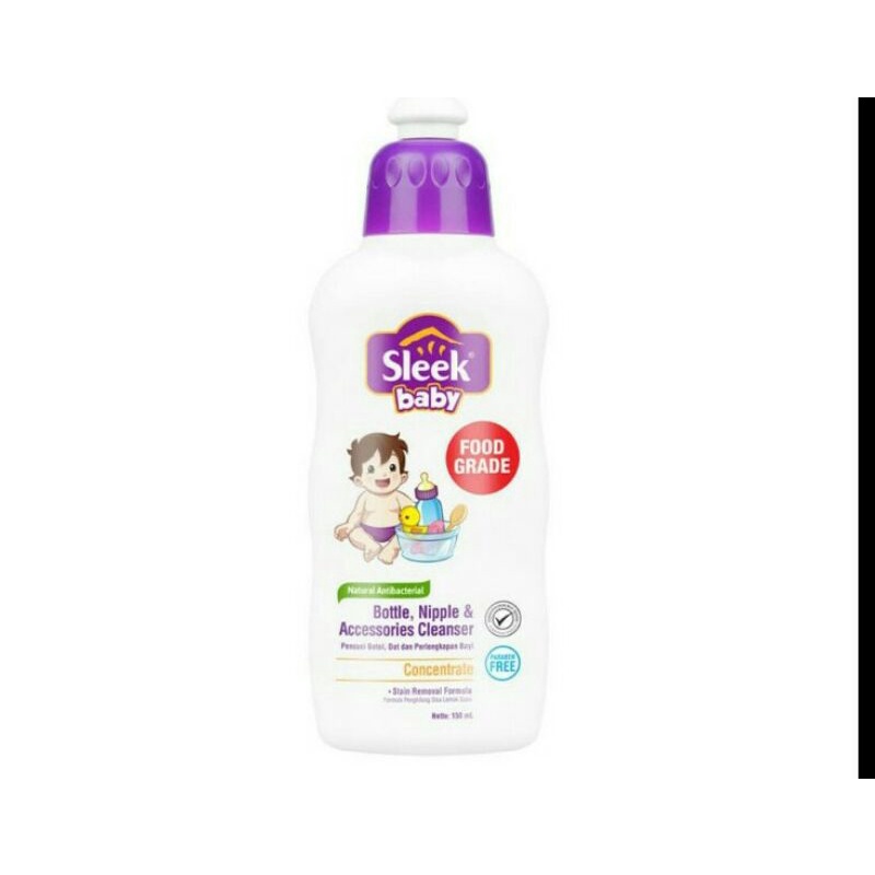 Sleek Baby Bottle Nipple &amp; Accessories Cleanser 150 ml