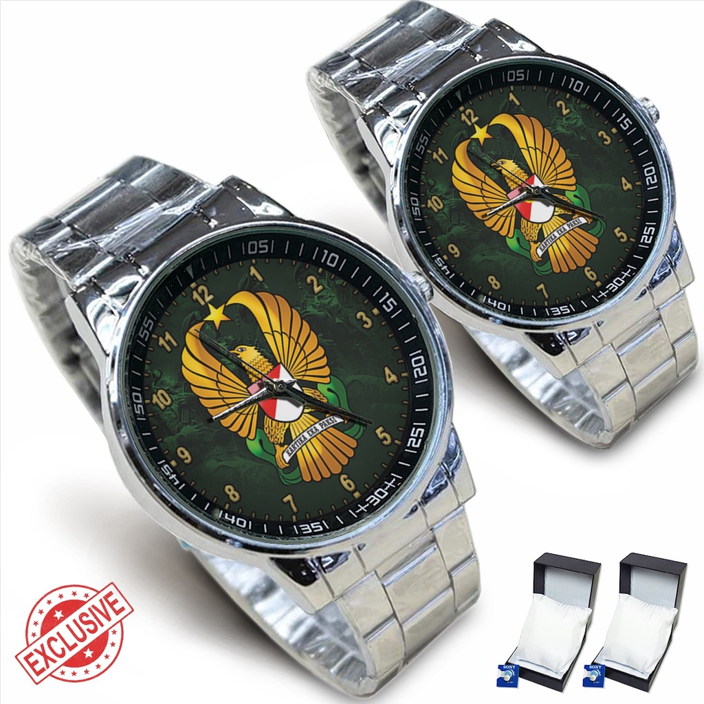 Jam Tangan Rantai Couple TNI ANGKATAN DARAT