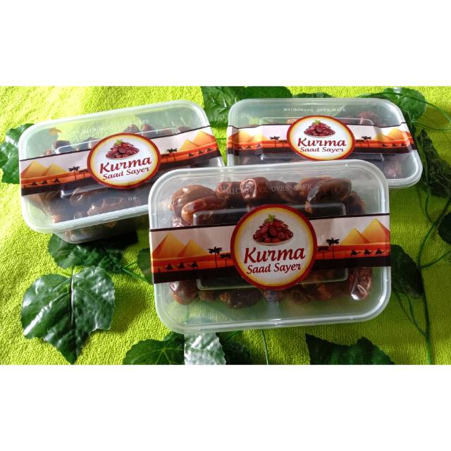 

TERMURAH KURMA SAAD SAYER TERLARIS, netto 350gram