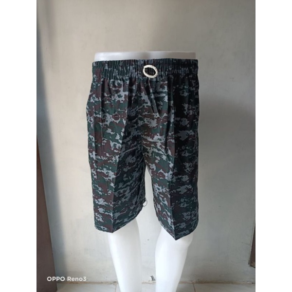 Kolor Loreng Jumbo XL-2L Pendek pria Celana Pendek Army