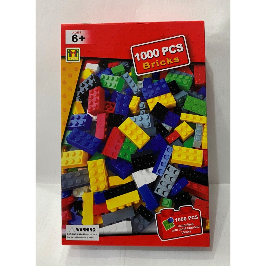 Mainan Anak Lego Bricks Block Classic Model Kit Isi 1000pcs