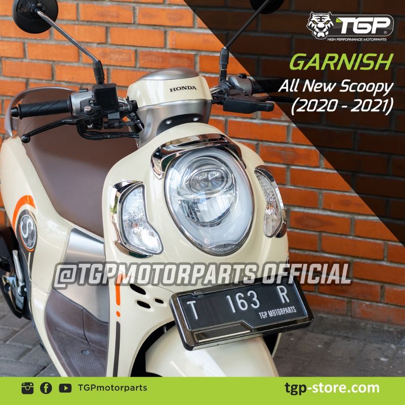 garnish lampu scoopy 2020 2021