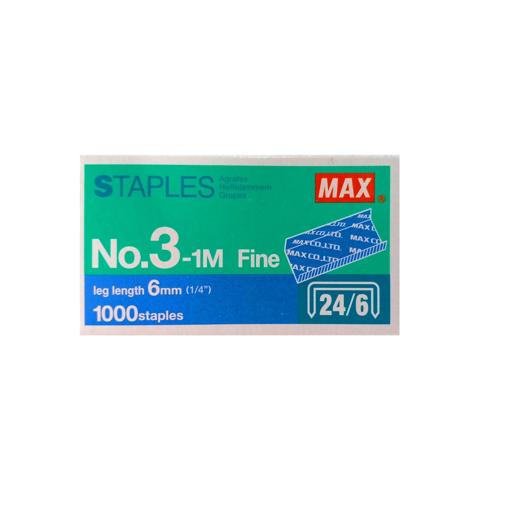 

Isi Steples Max No. 3 - 1 Kotak