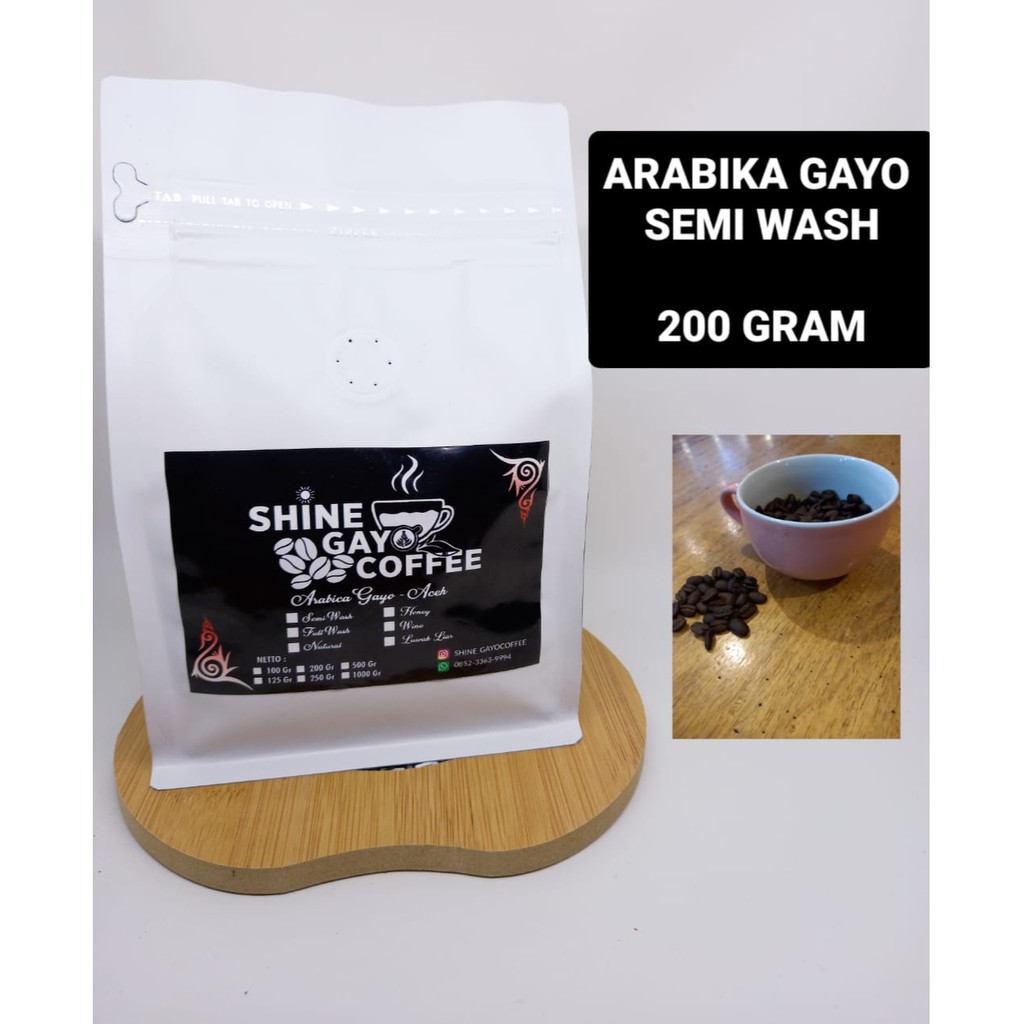 

KOPI GAYO ACEH SEMI WASH 250 Gram