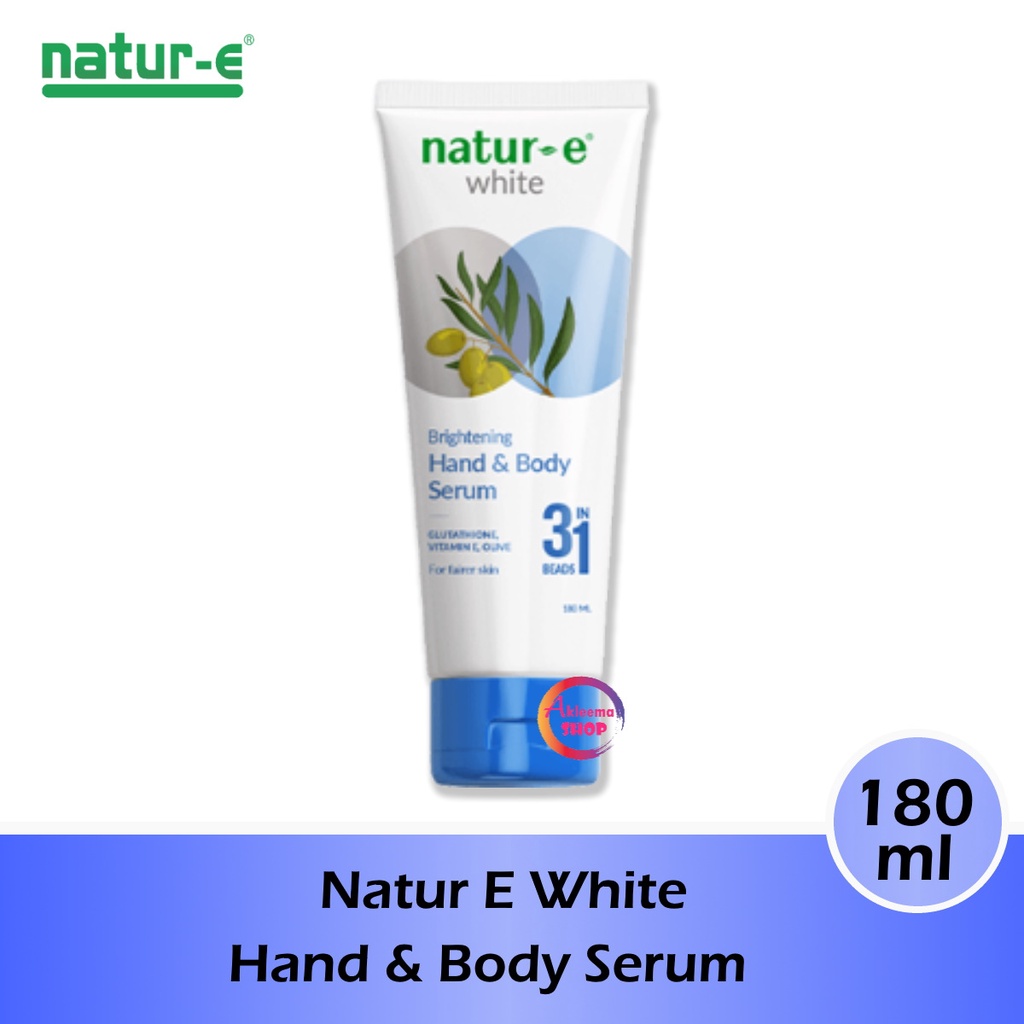 Paket Natur E White 2pcs (Capsule 16's + HBS 180ml)