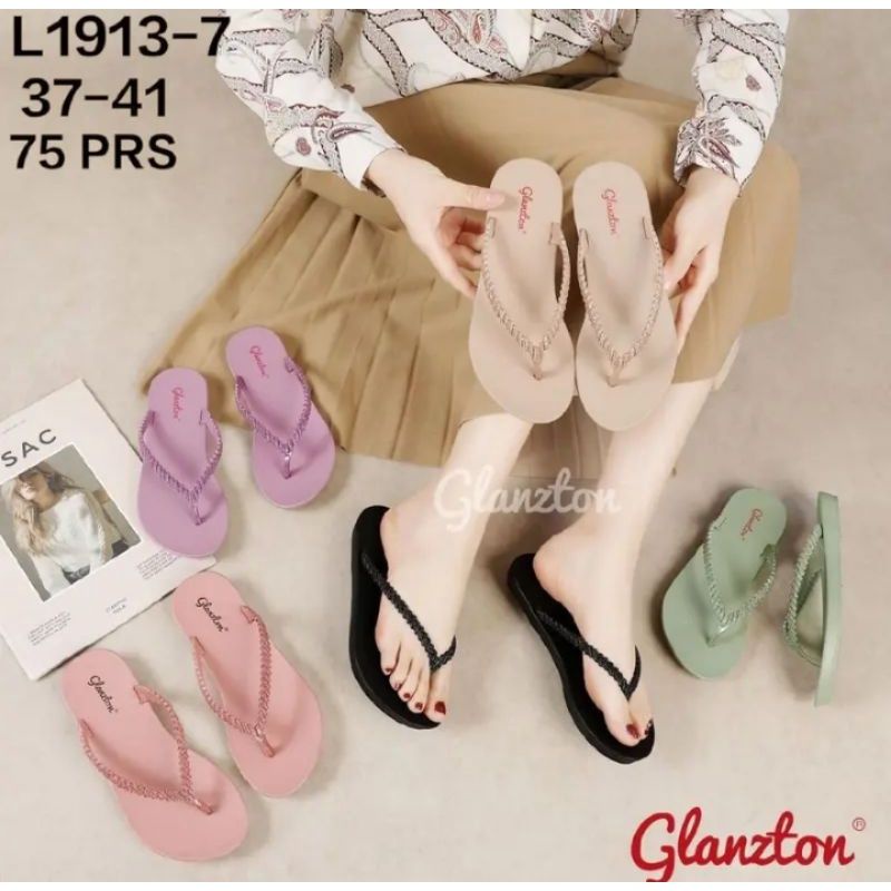 JAPIT GLANZTON GLITER 1913 / SANDAL WANITA KEKINIAN