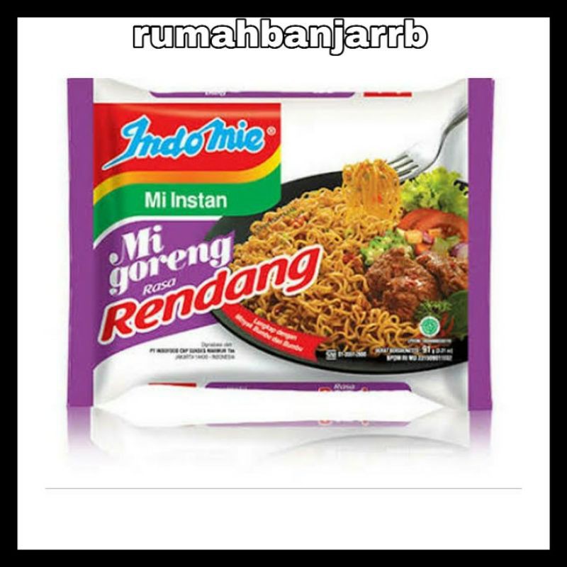 

[BAYAR DI TEMPAT] INDOMIE GORENG RENDANG