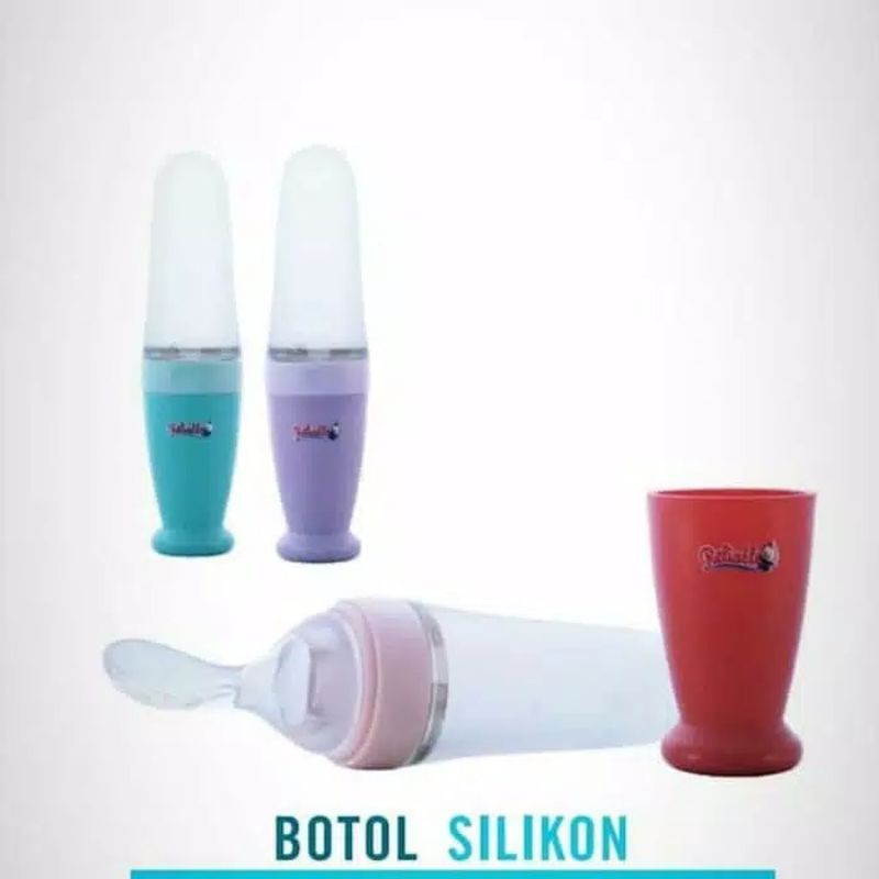 Reliable Botol Sendok Silicone Feeding Bottle