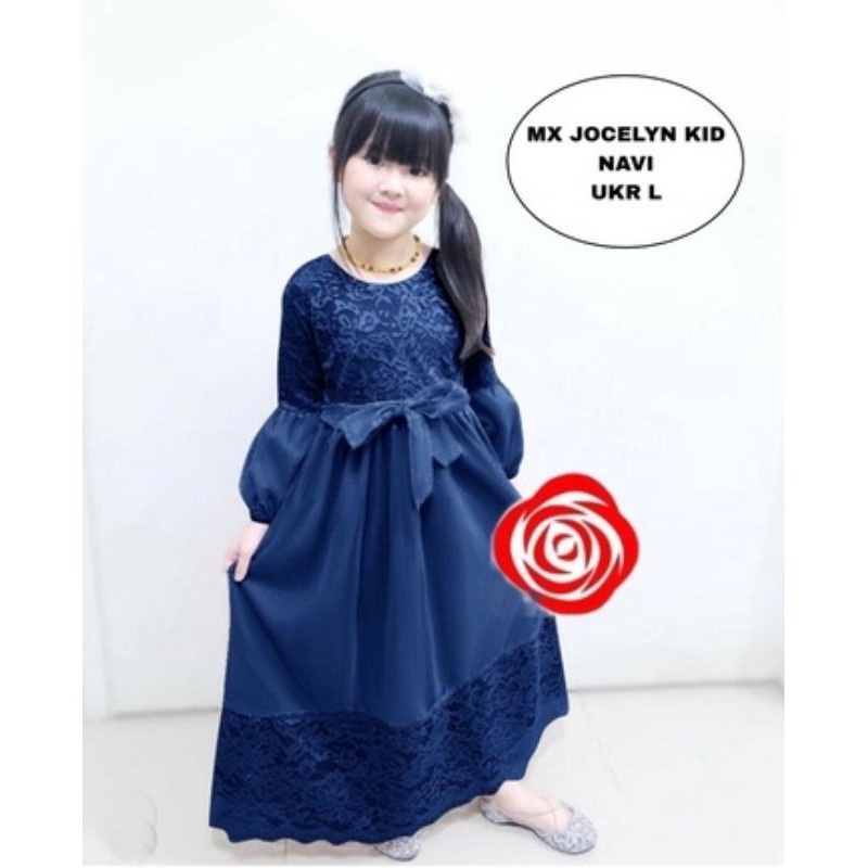 Bisa COD/Bayar Ditempat√ Dress anak / Gamis anak Perempuan / Pakaian Anak Perempuan Usia 3-4-5-6-7-8