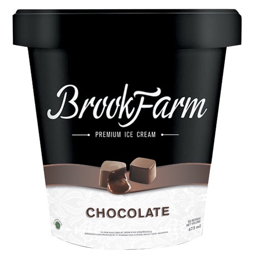 

Es Krim BrookFarm Coklat / BrookFarm Ice Cream Chocolate 473 Ml