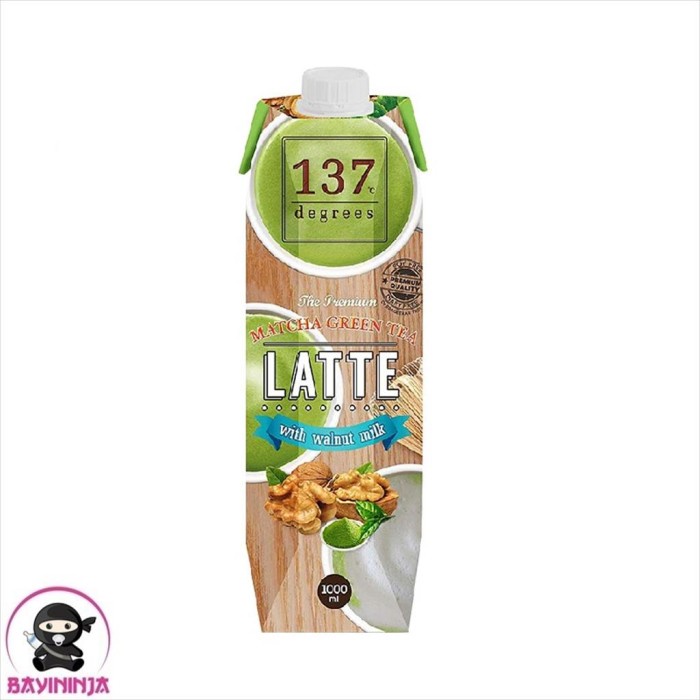 

137 DEGREES Walnut Milk 1000 ml - Matcha Latte T-Ninjabayi 01